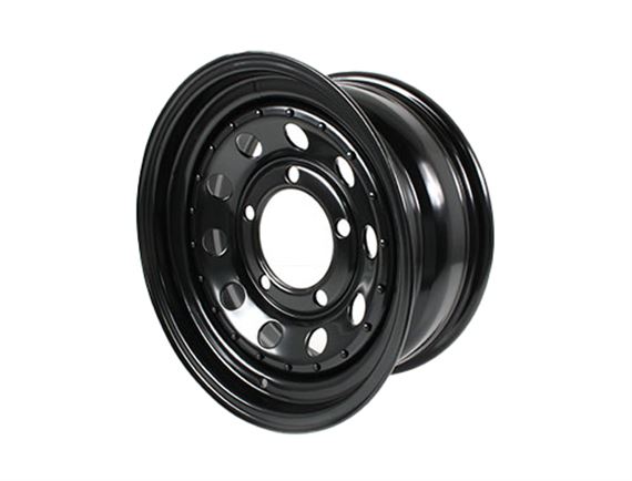 Steel Wheel 7 x 16 Modular Black - LL1715TFB - Terrafirma